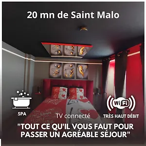 Appartement Jacuzzi 2/4 Pers Avec Terrasse Aménagée, Saint-Pierre-de-Plesguen